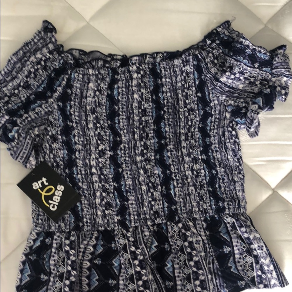 Off their shoulder crop top